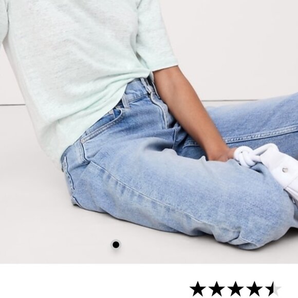 Relaxed fit Linen T-shirt size Large - Picture 2 of 4